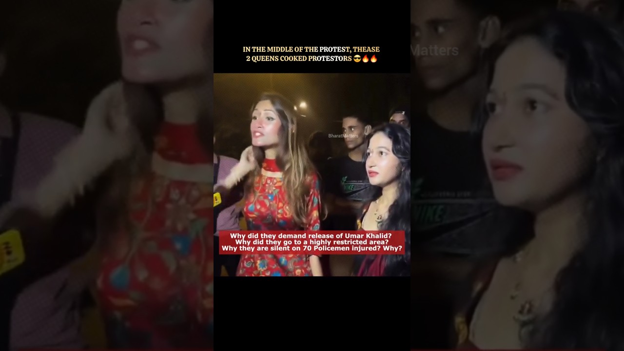 2 Queens cooked protesters in the middle of the Protest🔥🙏 #cjpprotest