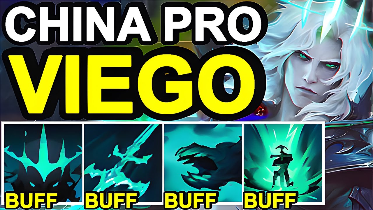 Wild Rift China Pro Viego Jungle - ALL BUFF Broken Solo Carry Champion - Challenger Rank Gameplay