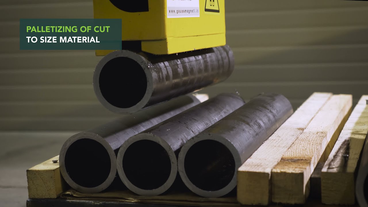 ISTech automatic cutting system with palletizing unit