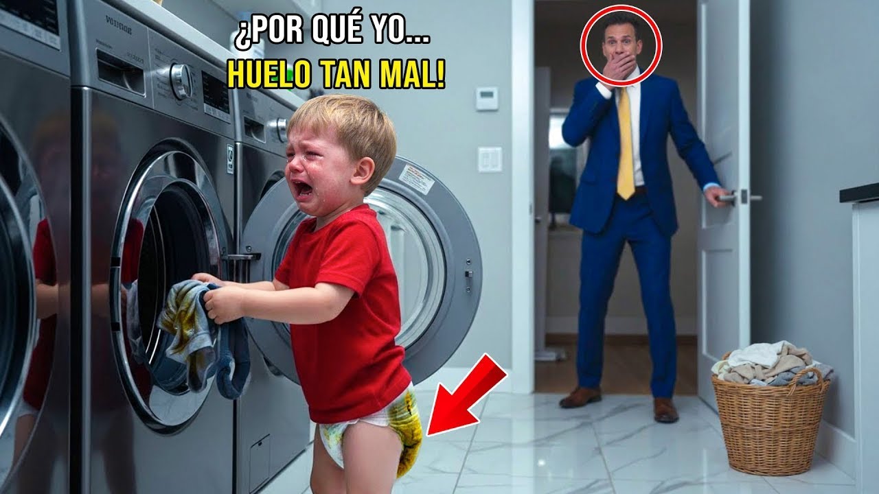 MILLONARIO REGRESÓ Y VIO A SU HIJO LAVANDO ROPA CADA NOCHE… LA MADRASTA OCULTABA LA VERDAD