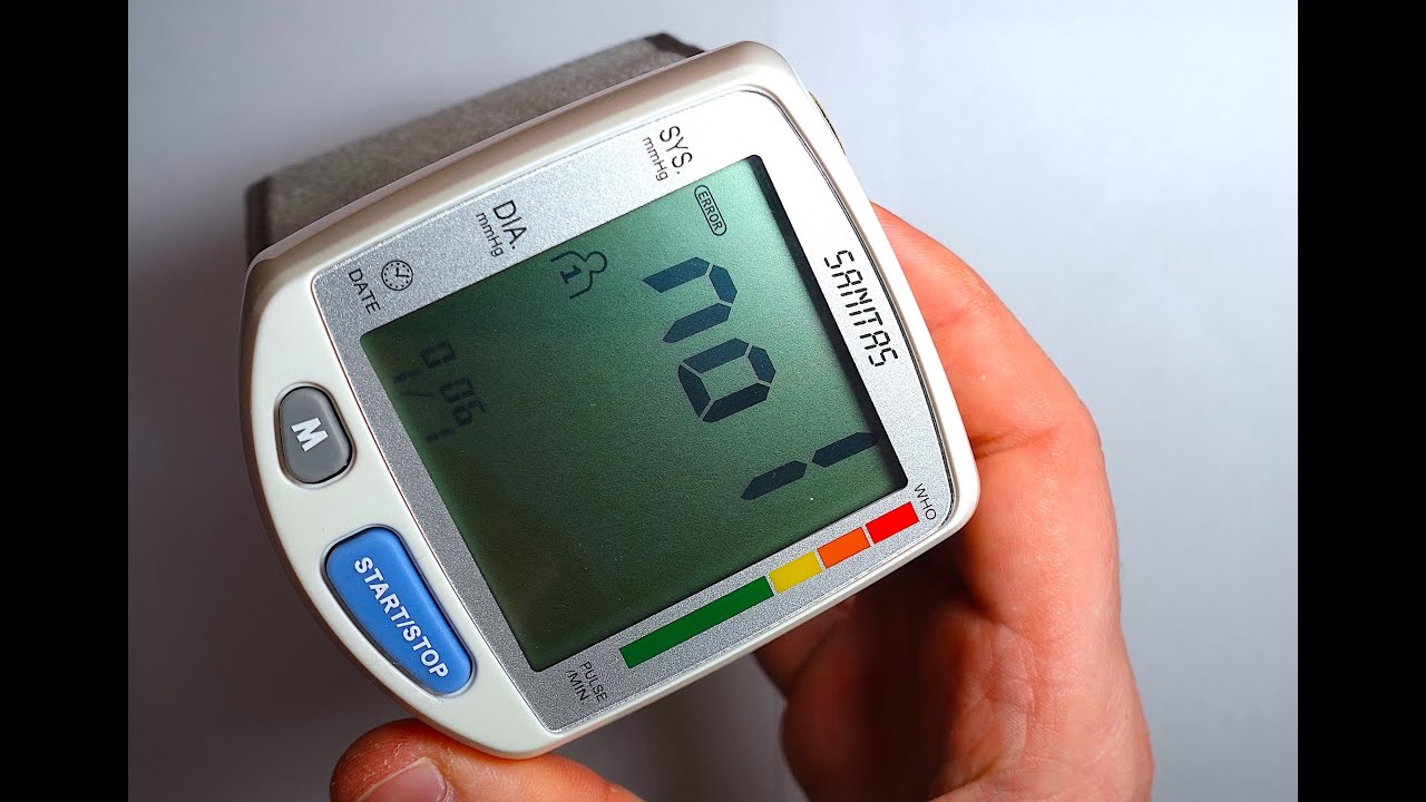SANITAS Blood Pressure Monitor Repair : Error