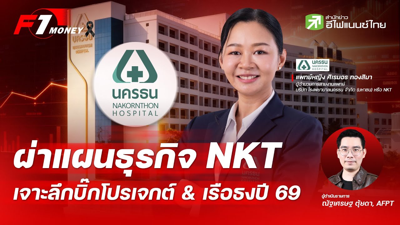 ผ่าแผนธุรกิจ NKT เจาะลึกบิ๊กโปรเจกต์ & เรือธงปี 69 - F1 Money 28/01/2025