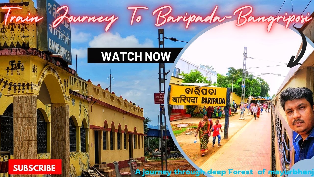 Train Journey From Balasore To Baripada-Bangriposi ||मॉनसून में मयूरभंज जिल्ले में रेल यात्रा