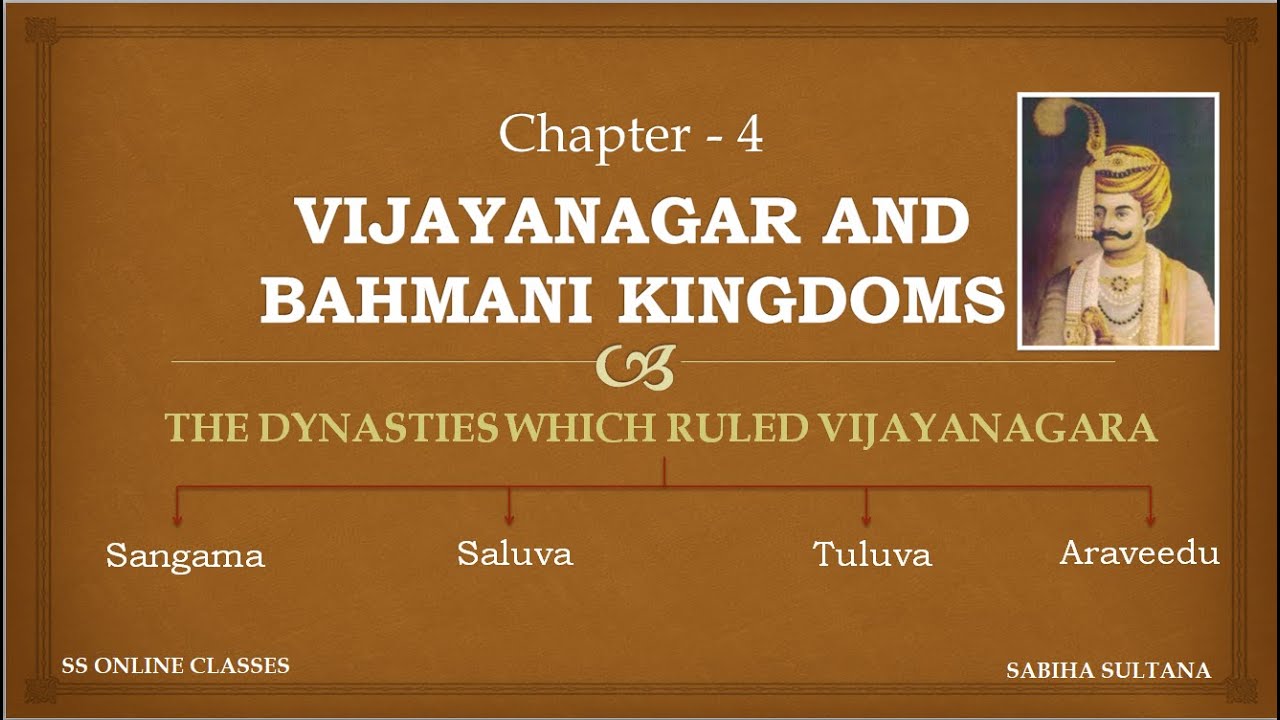 CHAPTER-4 : VIJAYANAGARA AND BAHAMANI KINGDOMS | Part 1 | 9th std NCERT Syllabus | History.