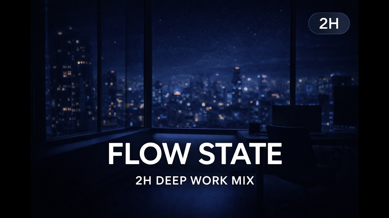 Flow State Deep Work Music for Coding & Studying (2 Hour Ambient Focus Mix)