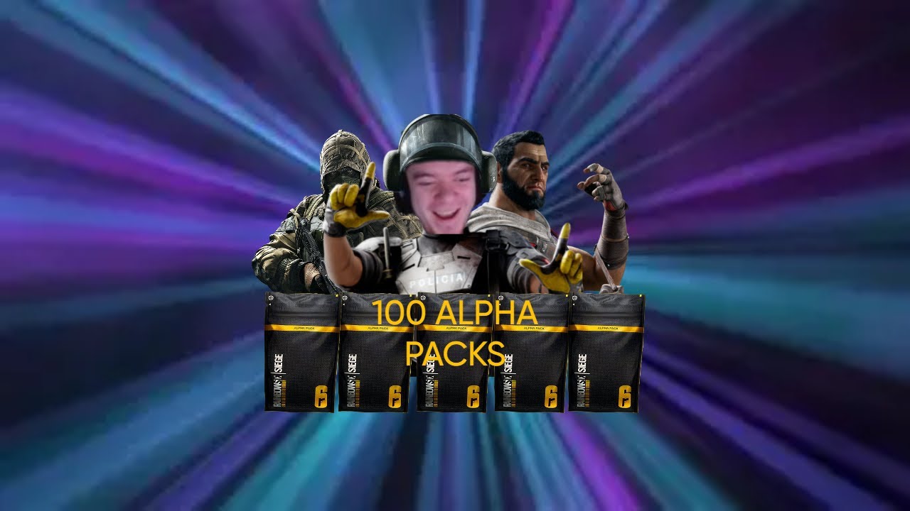 I GOT SOME GOOD SKINS WHEN I OPENED THESE 100 ALPHA PACKS