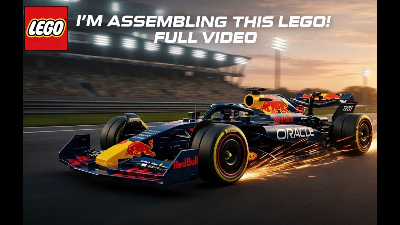 It's Not Easy to Build the F1 Car RB20 LEGO Red Bull
