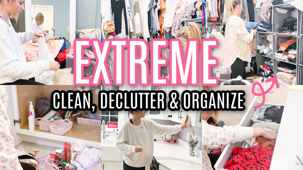 EXTREME CLEAN DECLUTTER & ORGANIZE 2020 // 2 DAY CLEAN WITH ME // EXTREME CLEANING MOTIVATION