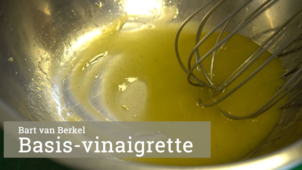 Bart van Berkel maakt basis-vinaigrette