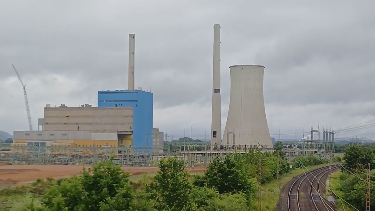 Sprengung Kraftwerk Ensdorf 30 Juni 2024/ 8:00 uhr