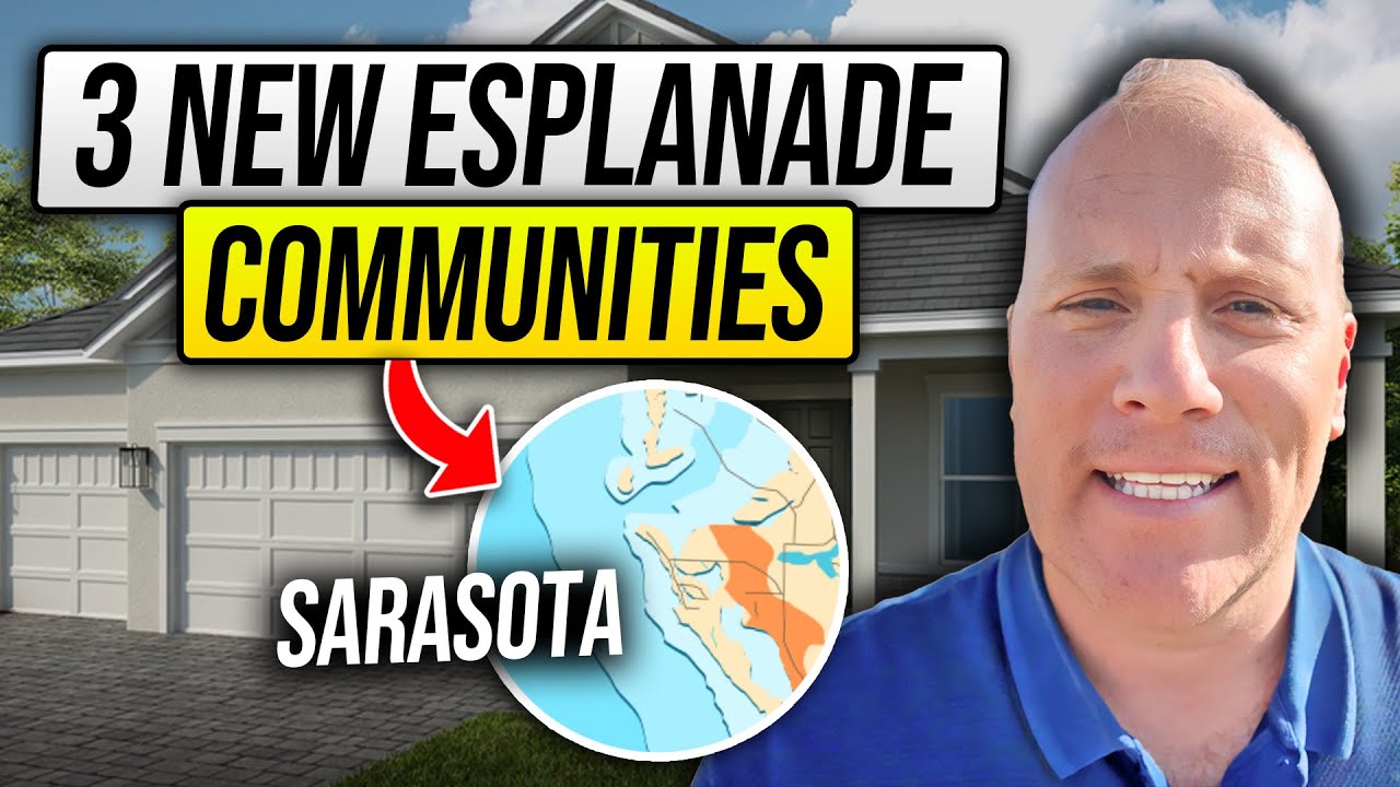 3 NEW Esplanade Communities in Sarasota, Florida – First Look!