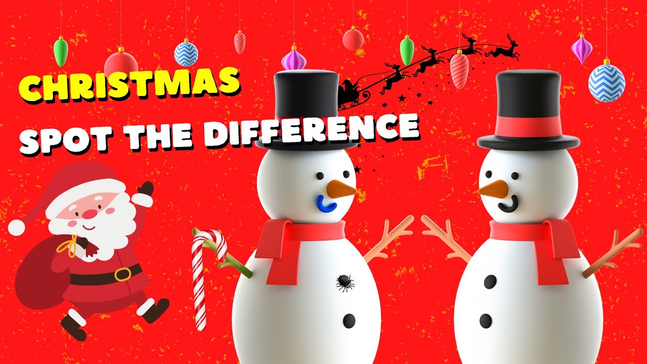 Kids Story Time - Christmas Spot the difference