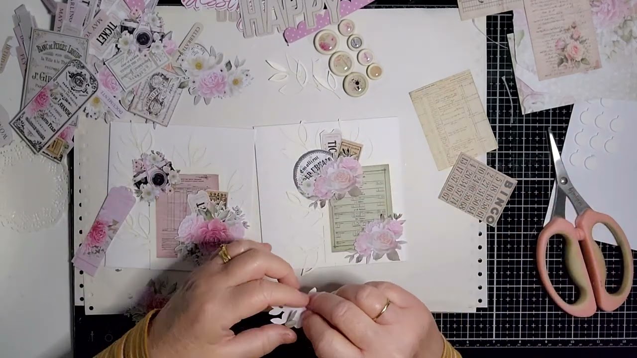 How to Use a Scrapbooking Overlay in Cardmaking