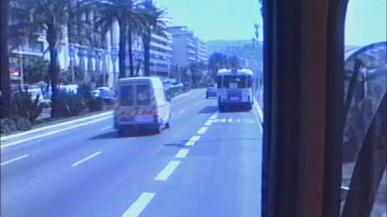 Nice en bus, ligne 7 - deuxième partie : de Gambetta-France à Masséna.