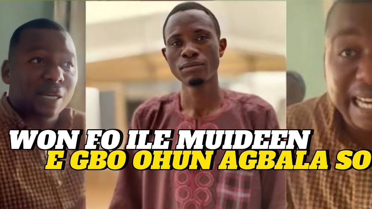 ORO ILE MUIDEEN AGBALA GABRIEL, WON JA ILE, AGBALA GABRIEL NI OUN MA GBE IGBESE 