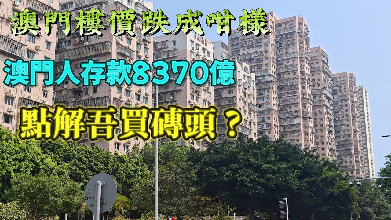點解存款多、樓價跌，澳門人反而唔買樓？#粤语 #时事评论 