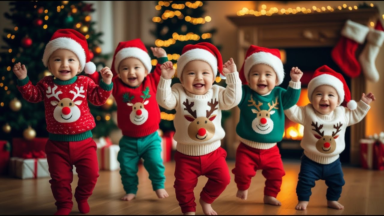 Jingle bells song Christmas 2026 for kids Songs 🎄🔔  Kids & Toddlers Dance  Nursery Rhymes