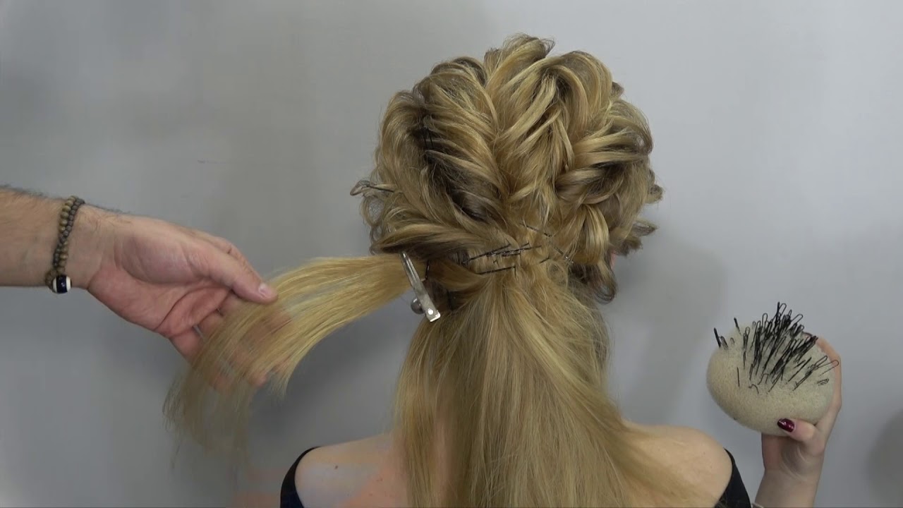 Romantic and cute hairstyle. Farrukh Shamuratov