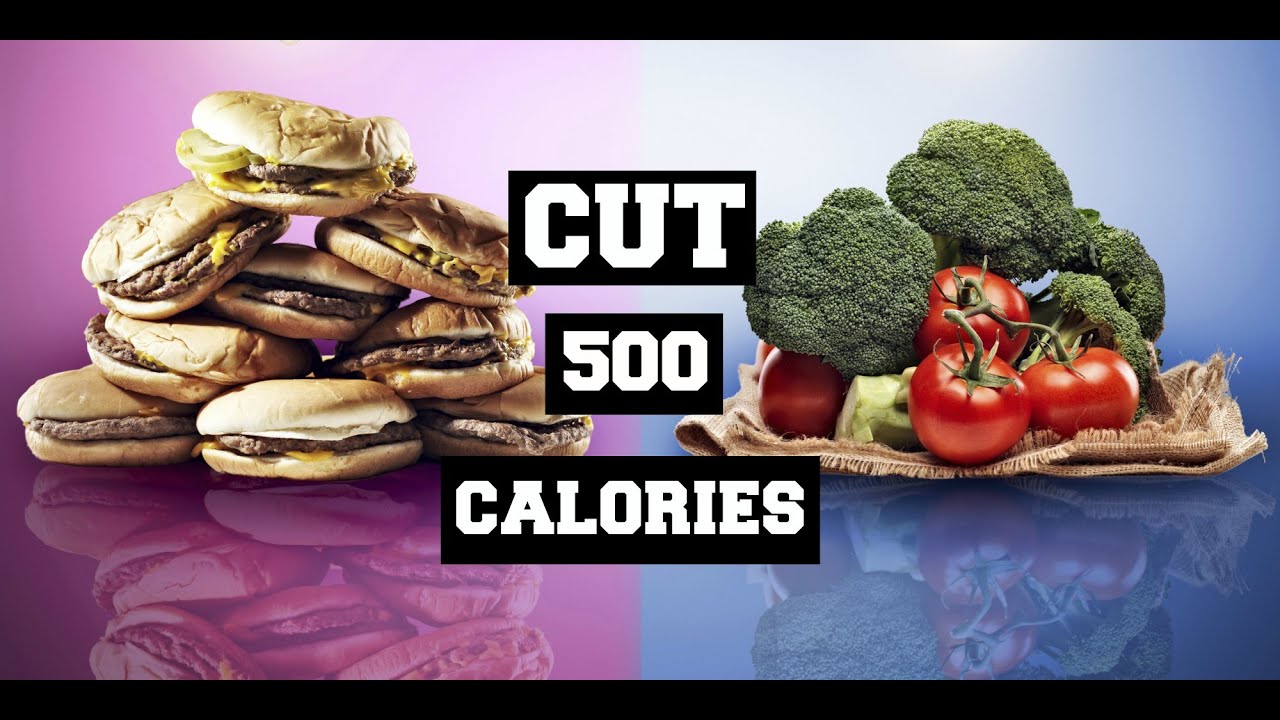 How to cut up to 500 calories a day!