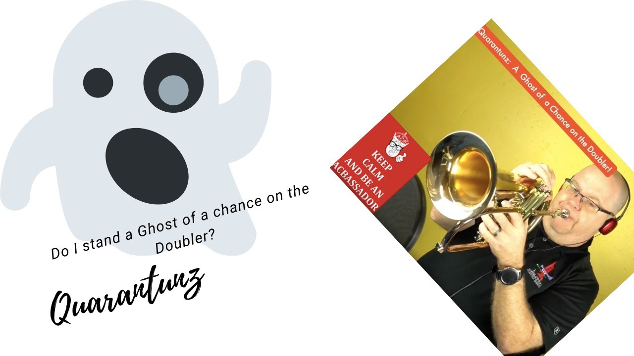 Do I Stand a Ghost of a Chance on This ACB Doubler's Flugelhorn? Quarantunz ;-) #austincustombrass