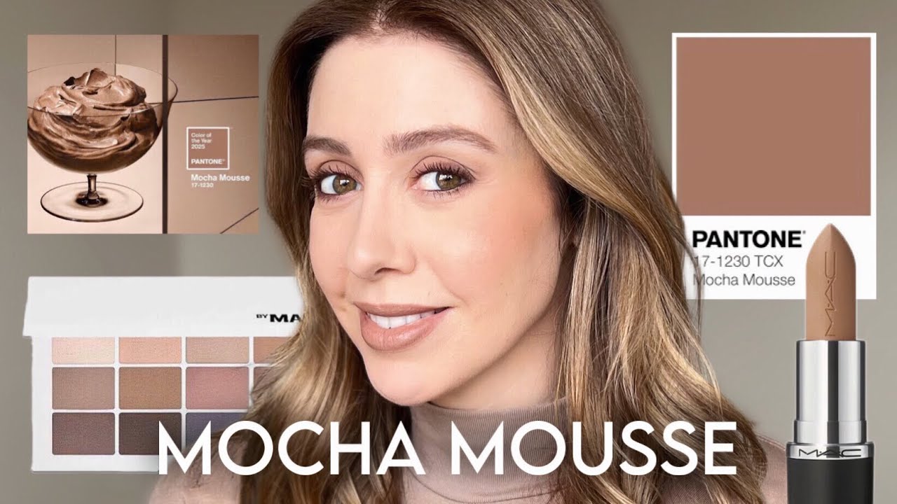 MAQUIAGEM MOCHA MOUSSE 🤎 Cor do ano 2025!