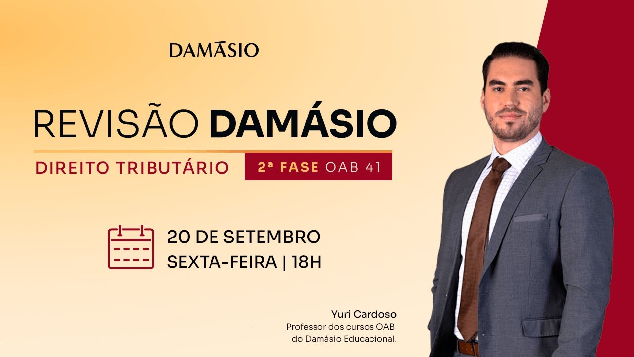 OAB 41 - 2ª Fase | Revisão Direito Tributário