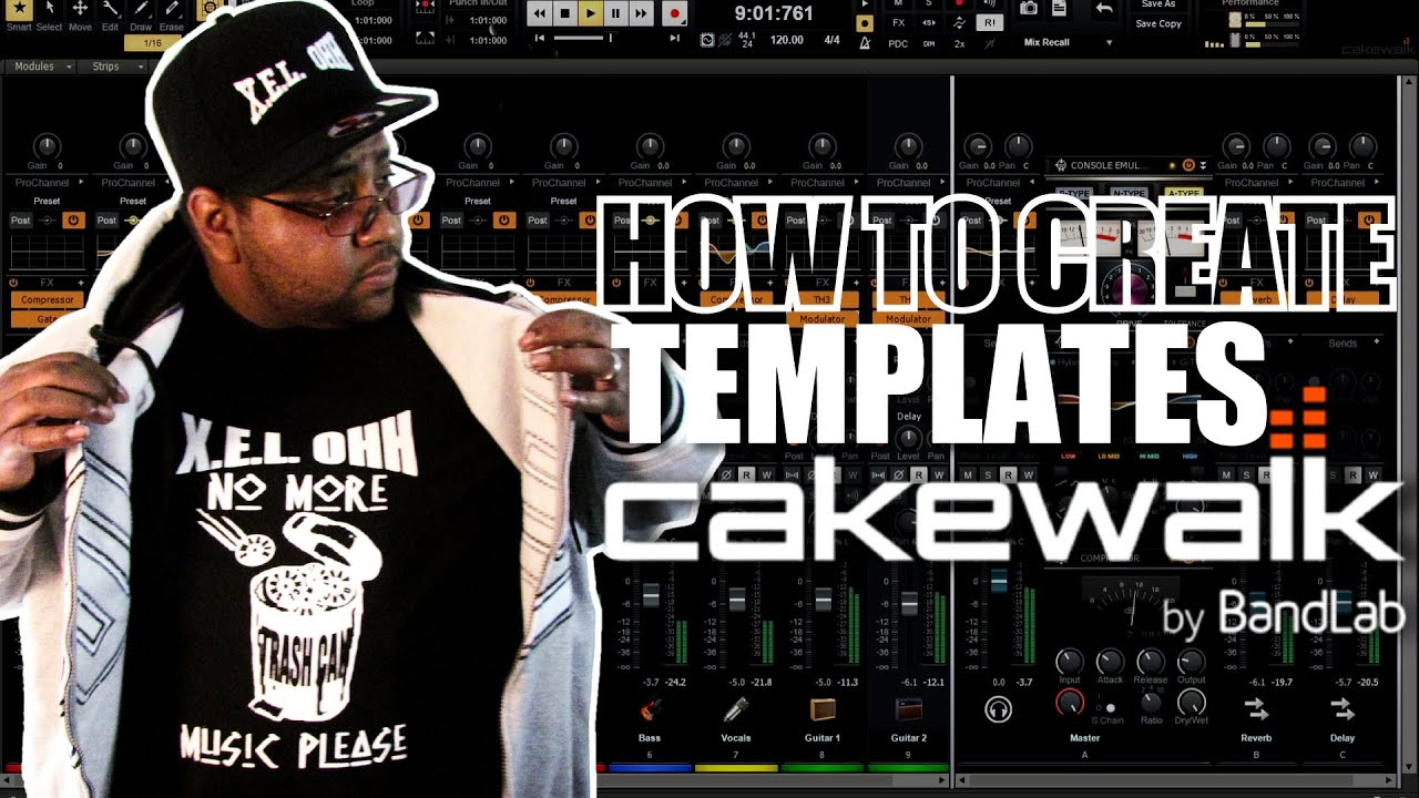 How To Create Templates in Cakewalk by Bandlab | Tutorial | Best Free DAW