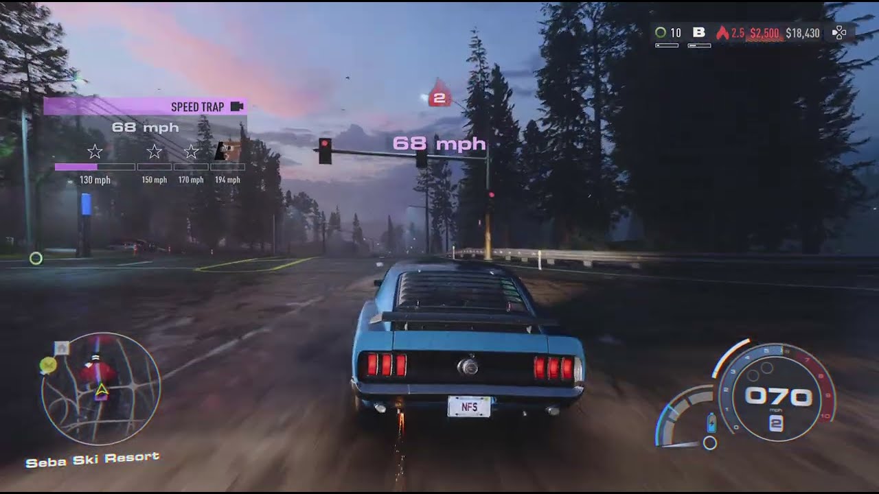 NFS cop chase