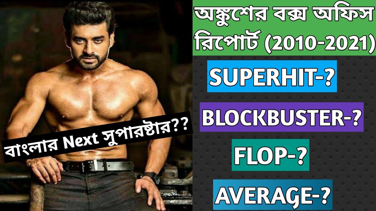 Ankush All Films Box Office Collection (2010-2021) | অঙ্কুশের সমস্ত সিনেমার বক্স অফিস কালেকশন