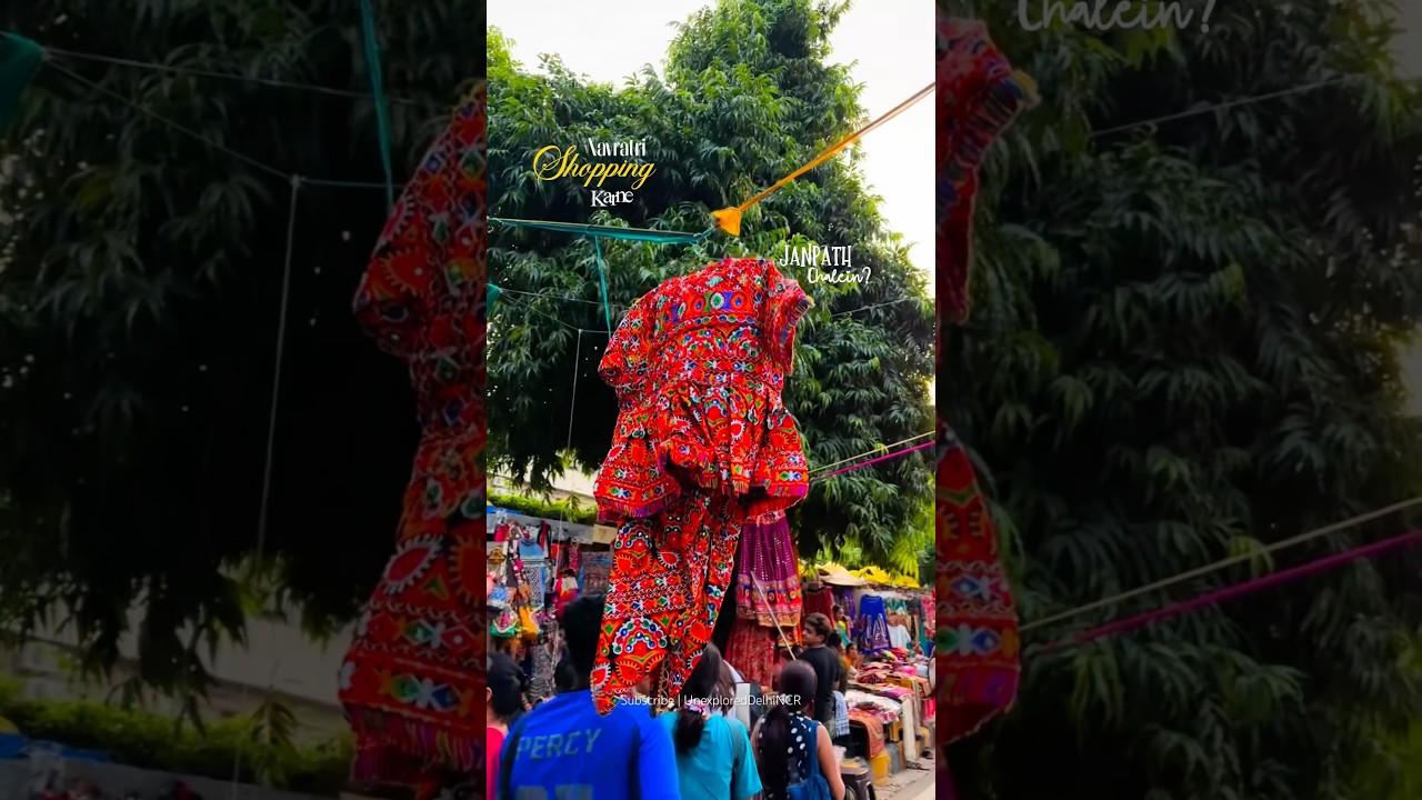 Navratri Shopping Karne Janpath Chalein 🛍️ 