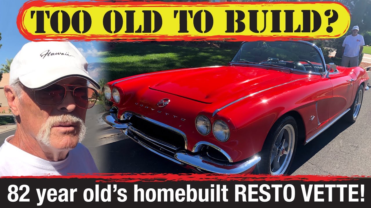 82 Year Old Builds a 1962 Restomod Corvette at Home!