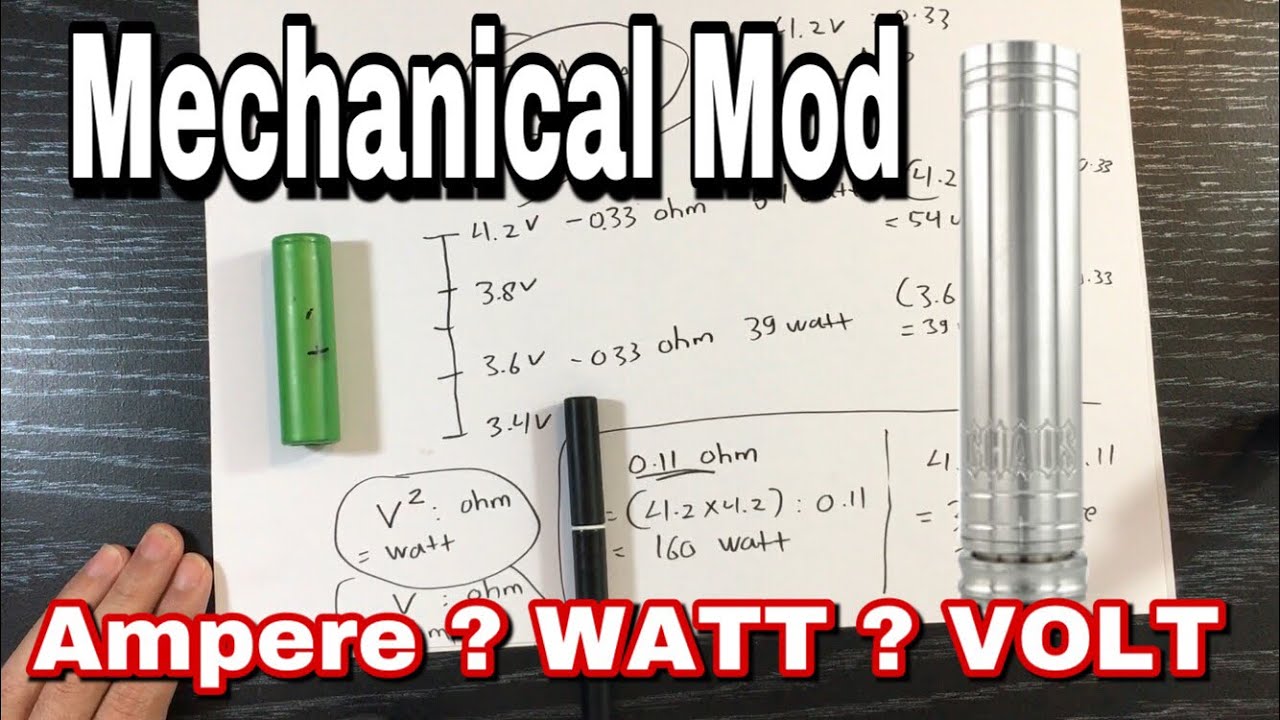 Menghitung Watt dan Ampere di MECH MOD : BAHASA INDONESIA