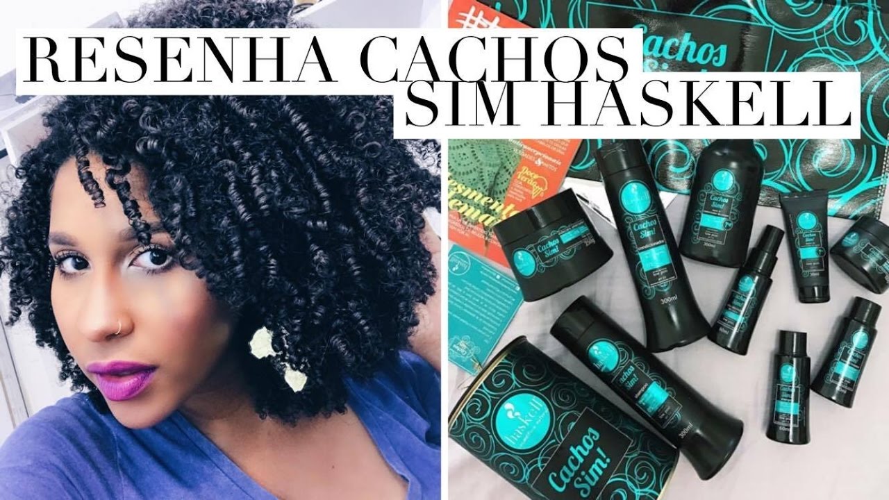 RESENHA LINHA CACHOS SIM DA HASKELL - Óleo de Coco e Colágeno