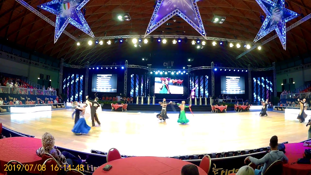 campionato italiano fids 2019 danze standard senior II   45 54 classe A finale