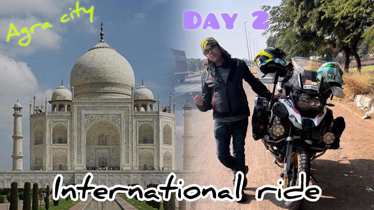 International ride Pune 🇮🇳 to Bhutan 🇧🇹 // Day 2 Cousin ❤️se Mile Ek Sal Bad // Agra // Ep.2