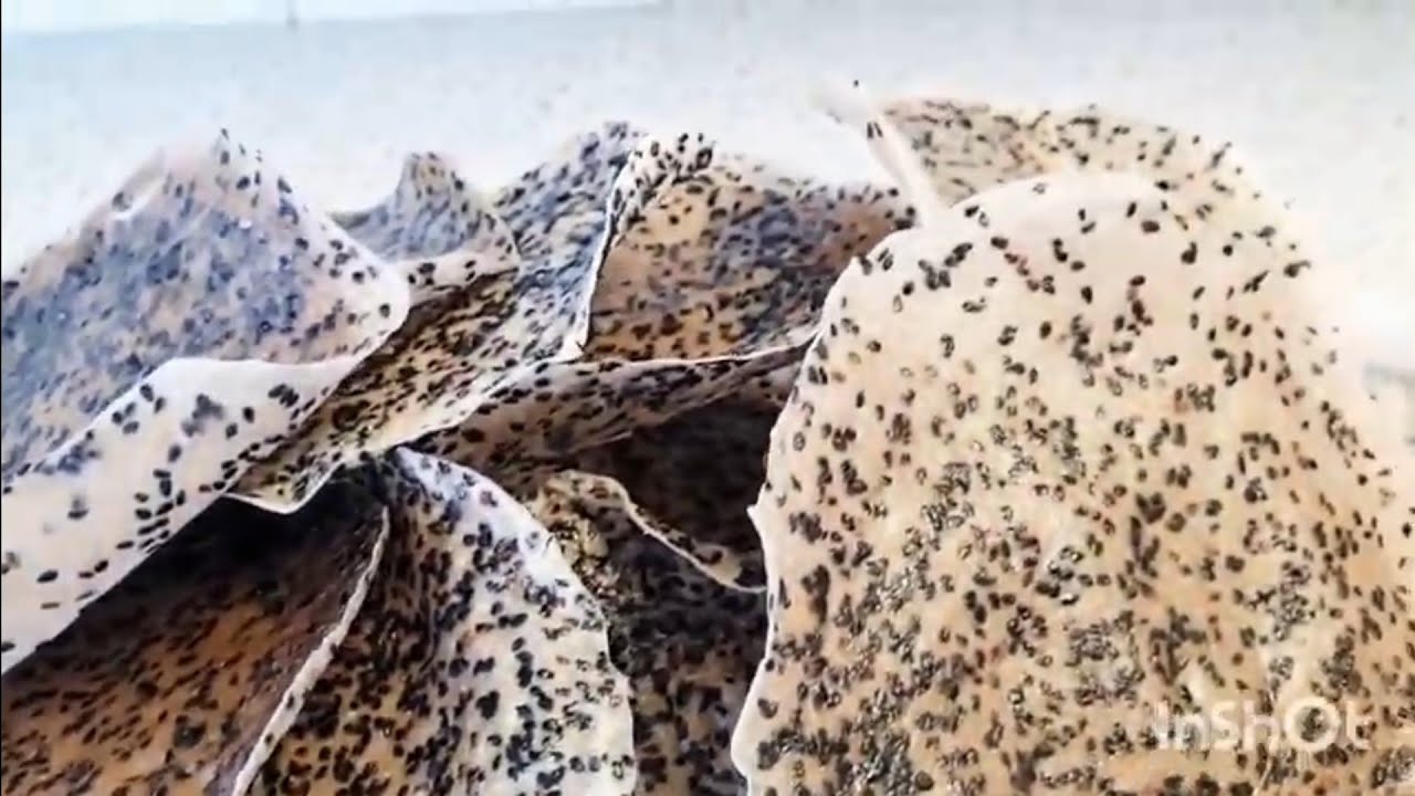 Bánh Tráng Mè Đen, Dẽ Làm, Béo Thơm Ngon Tại Nhà / Black Sesame Seed Rice Paper