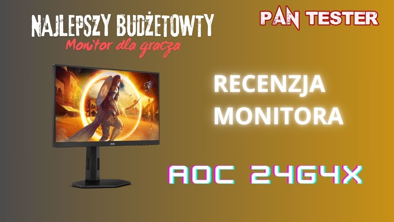 Najlepszy budżetowy monitor gamingowy AOC 24G4X - recenzja