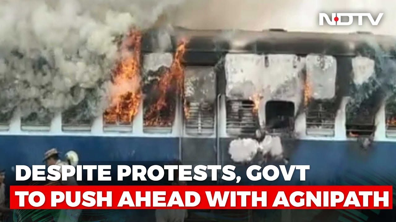 Amid Massive 'Agnipath' Protests, Centre Steps Up Fire-Fighting