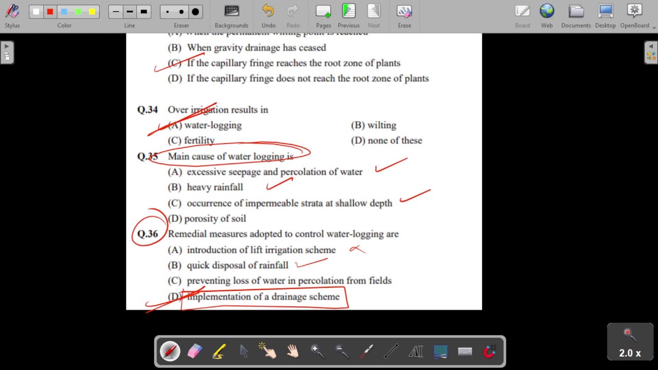 IRRIGATION ENGINEERING PRACTICE QUESTION || JKSSB JE CIVIL || JKSSB DRAFTSMAN CIVIL