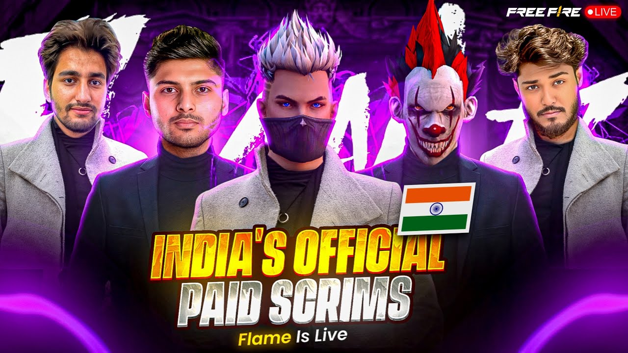 FLAME LIVE PAID SCRIMS 🏆 🇮🇳 INDIA’S OFFICIAL MOBILE LOBBY 