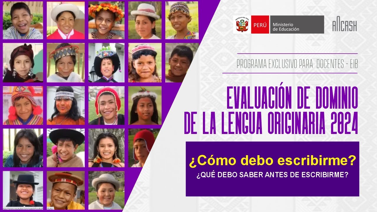 🔴📑¿¡INSCRIPCIÓN PARA LA EVALUACIÓN DE DOMINIO DE LENGUA ORIGINARIA 2024🤷‍♂️⁉️