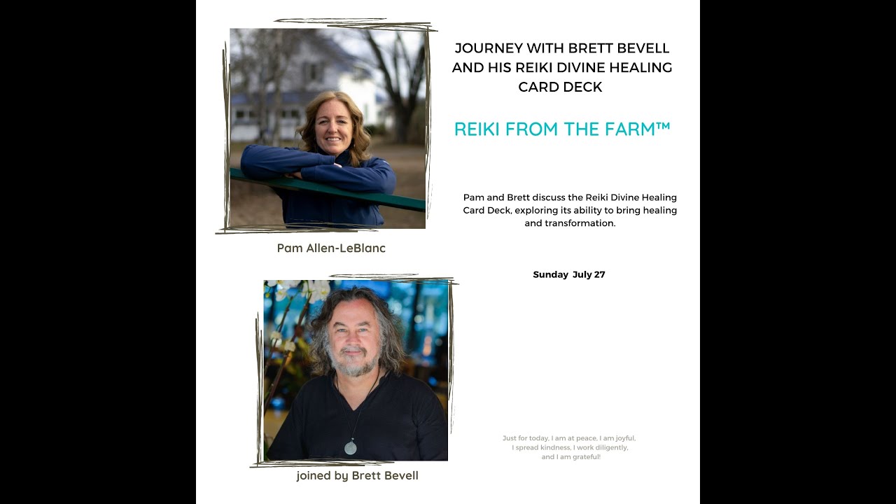 Journey with Brett Bevell and His Reiki Divine Healing Card Deck