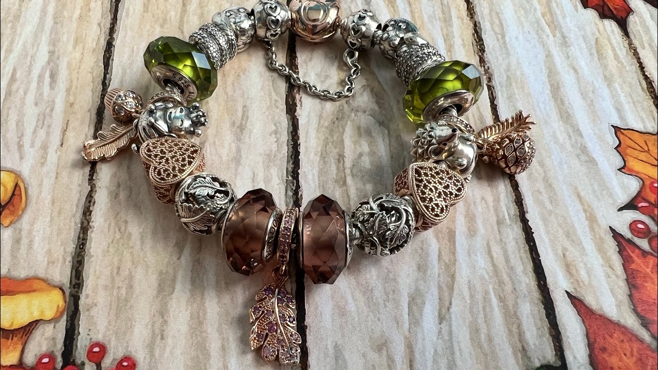 Pandora Forest Bracelet/ Two-tone bracelet / Rose-Silver