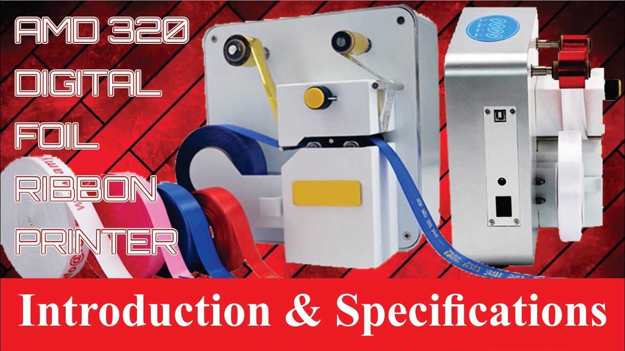 AMD 320 Digital Foil Printing Machine | Ribbon Foil Printing