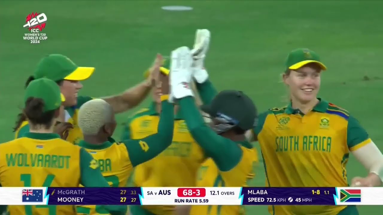 Australia Women vs South Africa women World Cup 2024 Semi final Highlights