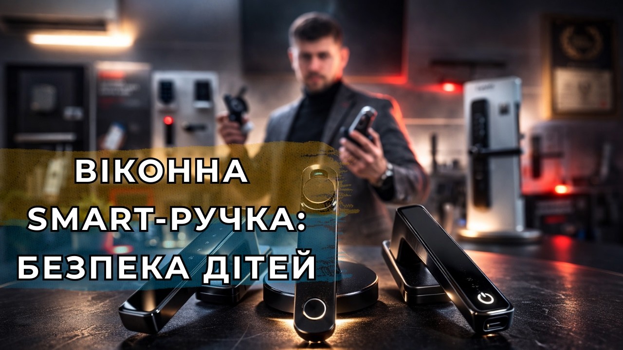 Розумна віконна ручка від PES: Функції та налаштування