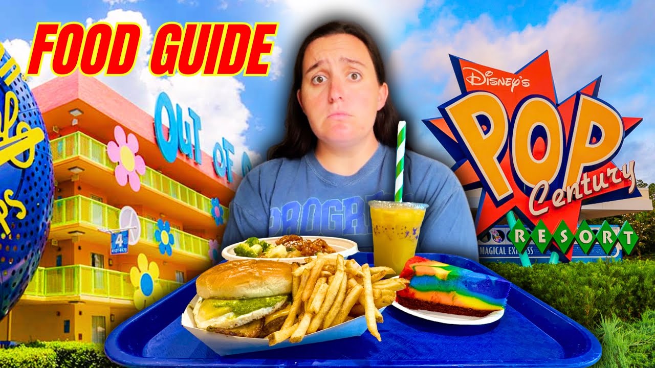 ULTIMATE FOODIE GUIDE: DISNEY’S POP CENTURY RESORT | Eating at Everything Pop For 24 Hours