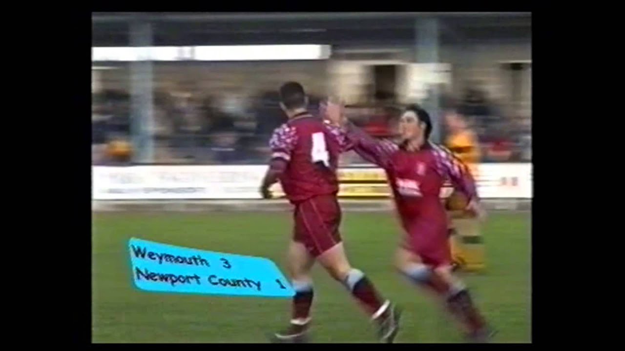 Weymouth 4 v 2 Newport County - 23rd October 1999 - Dr Martens Premier Division