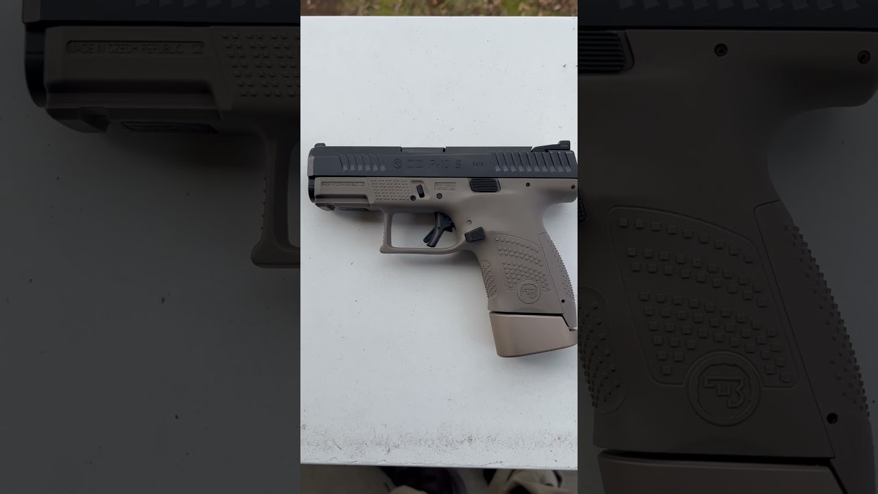 CZ P10s my new love #czp10s #9mm #pistol #fde #glock #sigsauer #cz