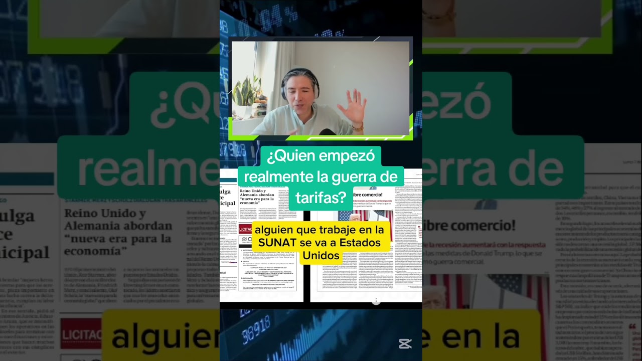 &iquest;Quien empez&oacute; realmente la guerra de aranceles? #trumptariffs  #economia #libertarios #mileiperuano